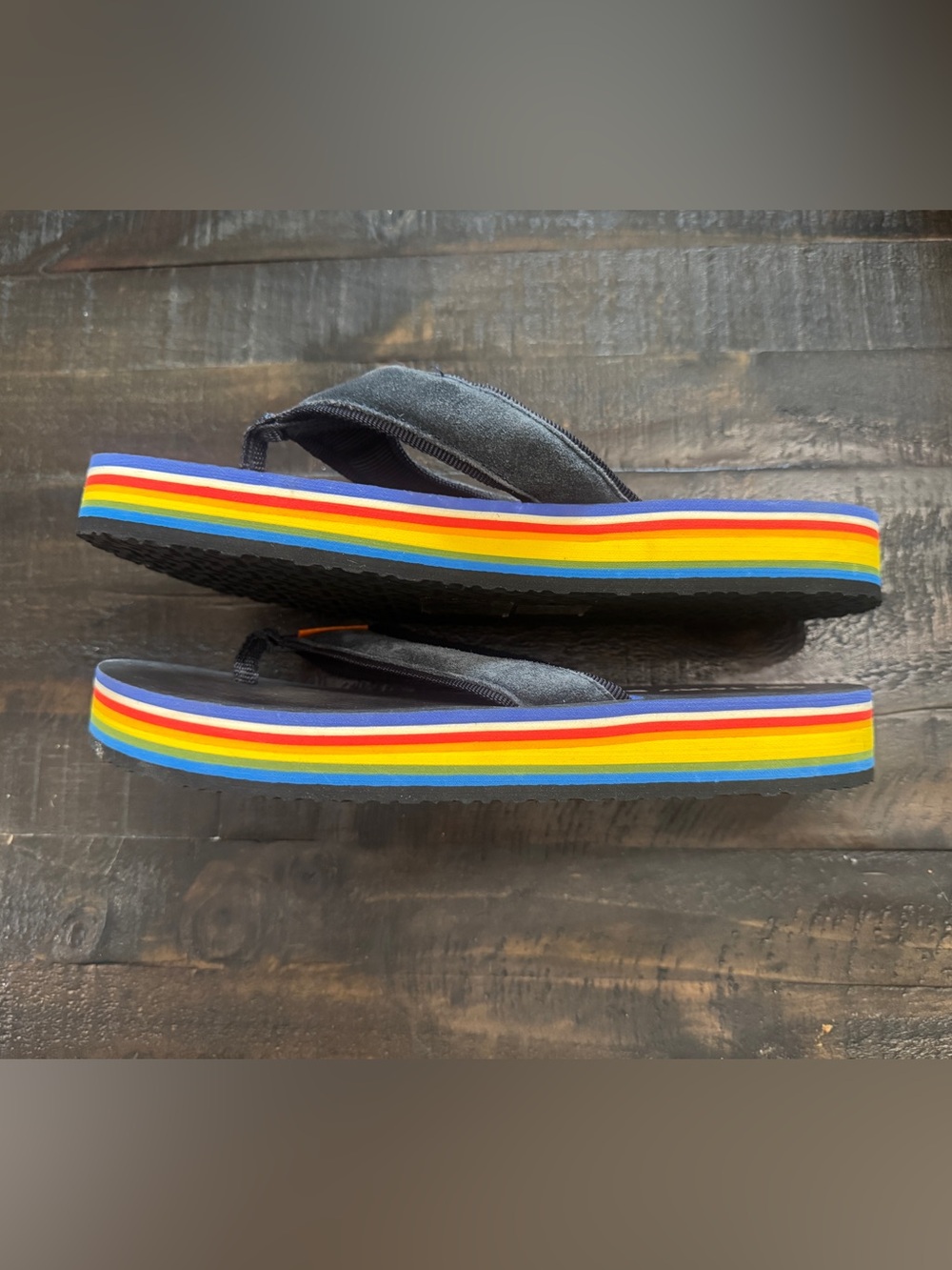 Tory Burch 70s Platform Flip Flops - EUC